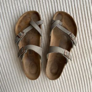 Olive Birkenstocks